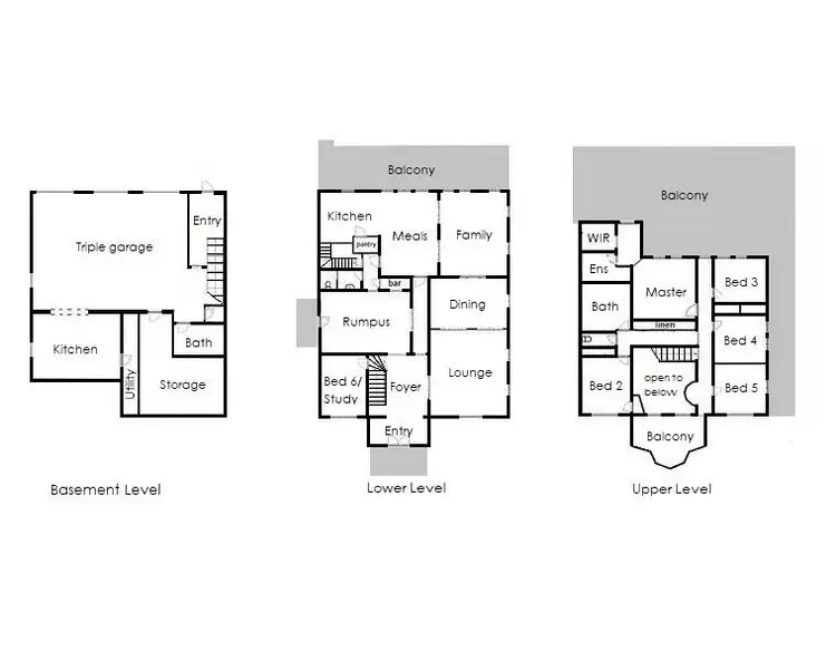 Floorplan of Homely house listing, 16 Airlie Road, Healesville VIC 3777