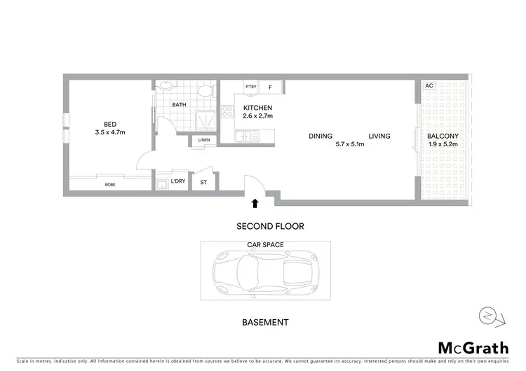 Floorplan of Homely apartment listing, 38/31 Thynne Street, Bruce ACT 2617