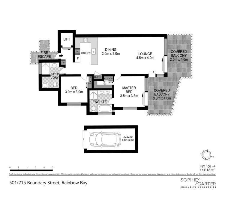 Floorplan of Homely apartment listing, 501/215 Boundary Street, Rainbow Bay QLD 4225