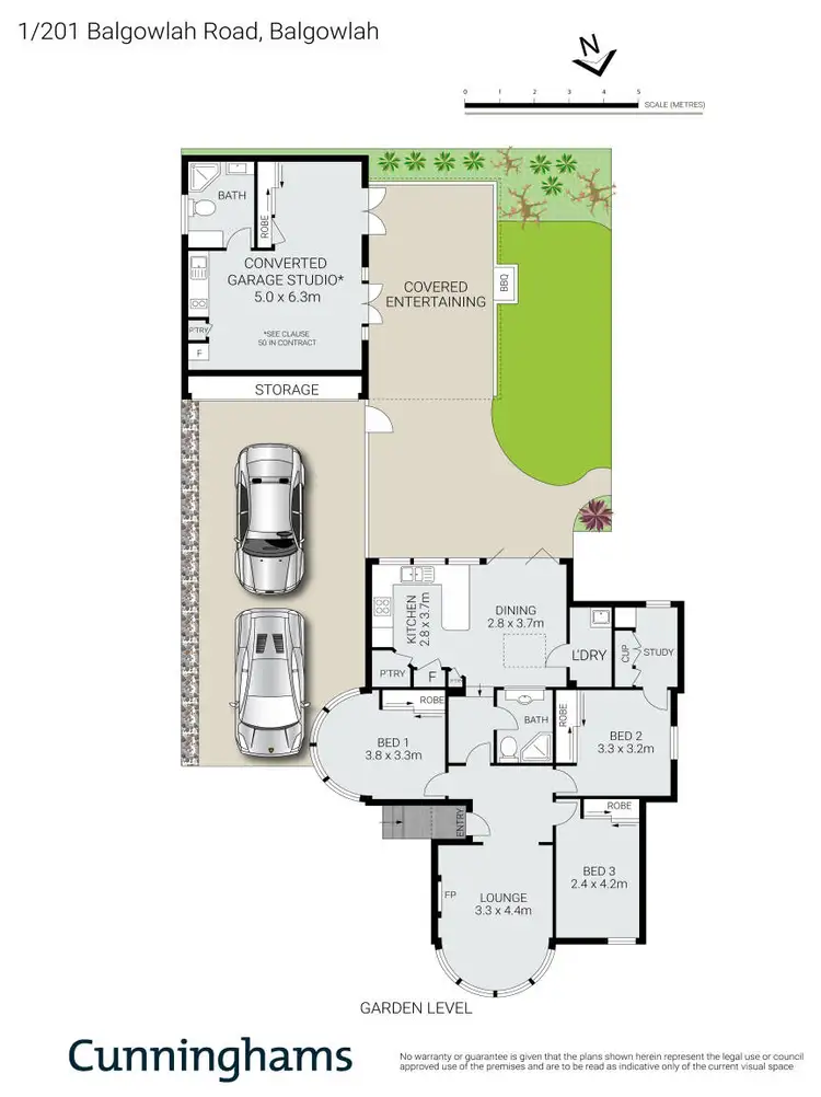 Floorplan of Homely semi-detached listing, 1/201 Balgowlah Road, Balgowlah NSW 2093