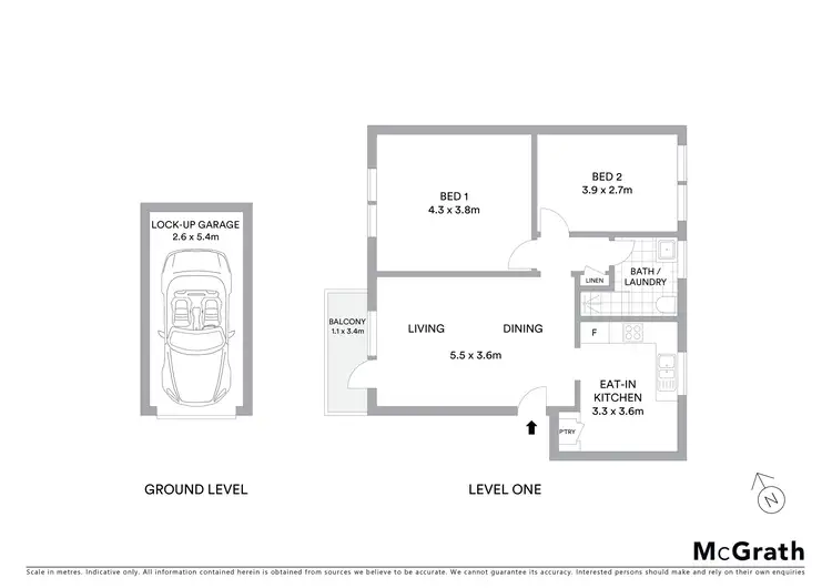 Floorplan of Homely apartment listing, 11/33 Bruce Street, Brighton-le-sands NSW 2216