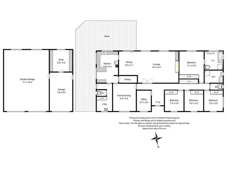 Floorplan of Homely house listing, 68 Henslowes Road, Ulverstone TAS 7315