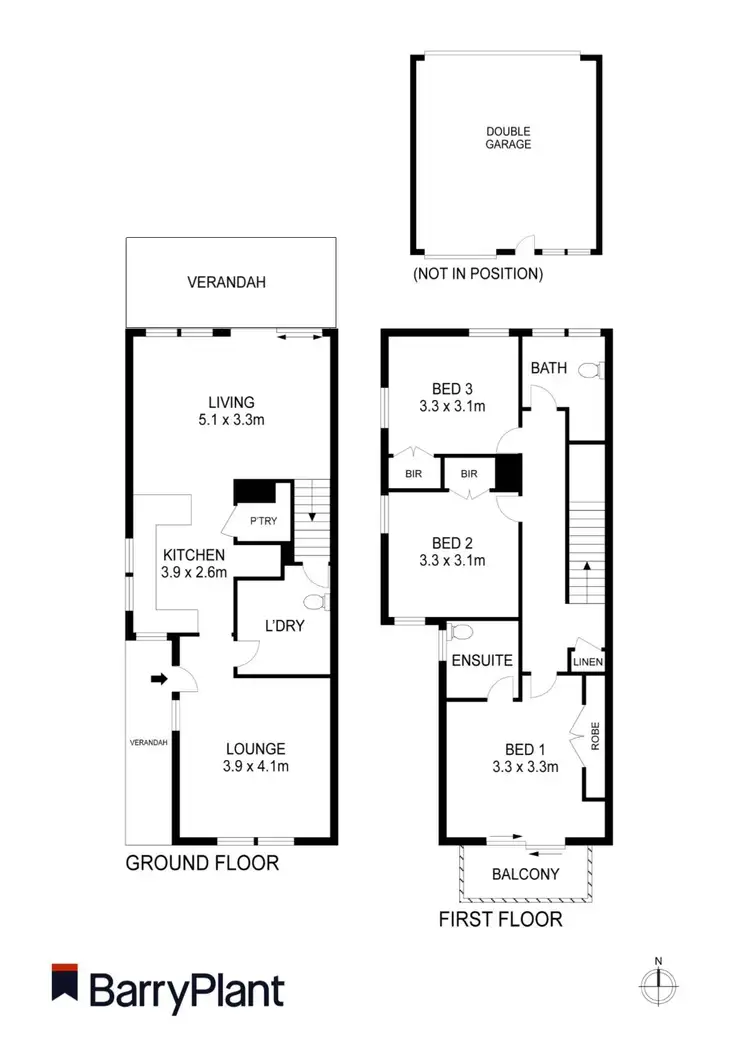 Floorplan of Homely house listing, 23 Stirling Drive, Lake Gardens VIC 3355