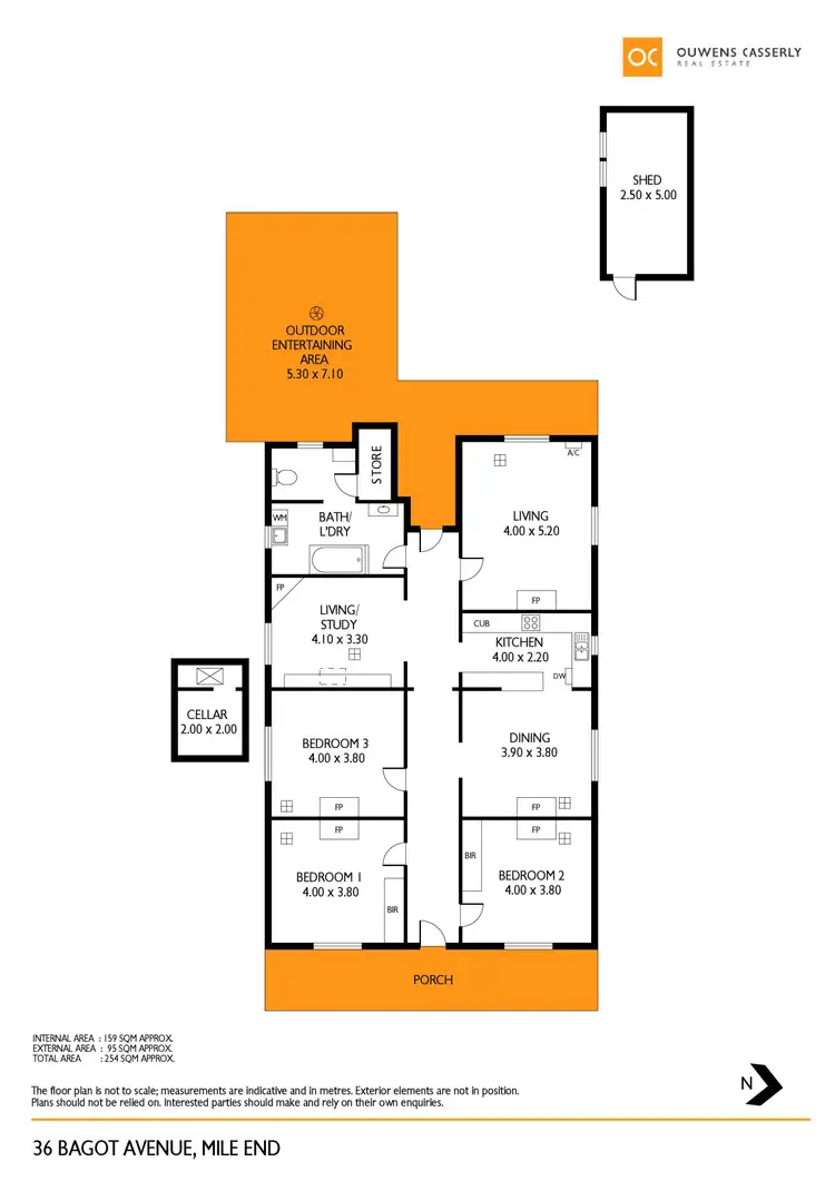 Floorplan of Homely house listing, 36 Bagot Avenue, Mile End SA 5031