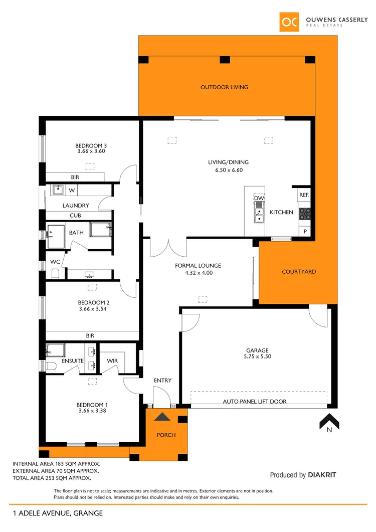 Floorplan of Homely house listing, 1 Adele Avenue, Grange SA 5022