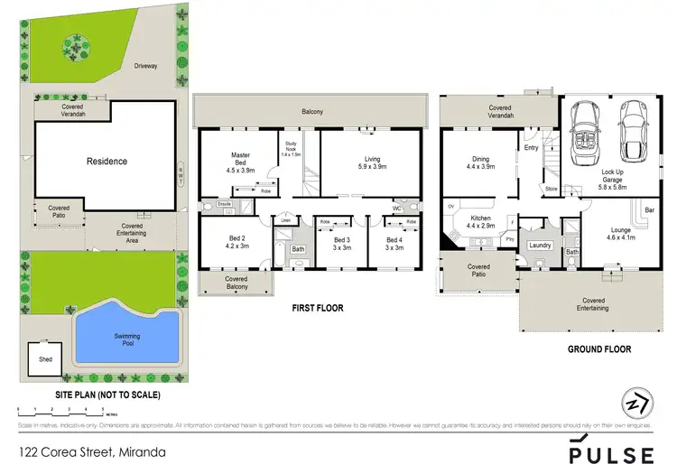 Floorplan of Homely house listing, 122 Corea Street, Miranda NSW 2228