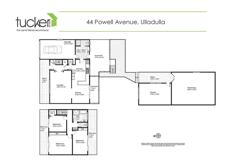Floorplan of Homely house listing, 44 Powell Avenue, Ulladulla NSW 2539