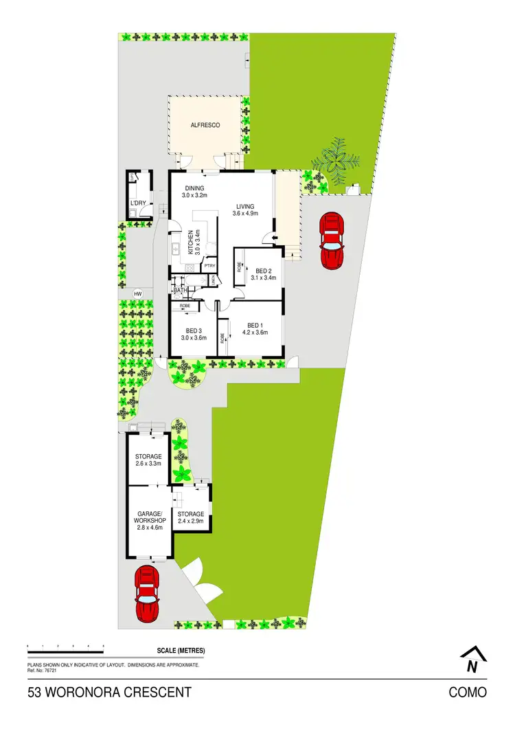 Floorplan of Homely house listing, 53 Woronora Crescent, Como NSW 2226