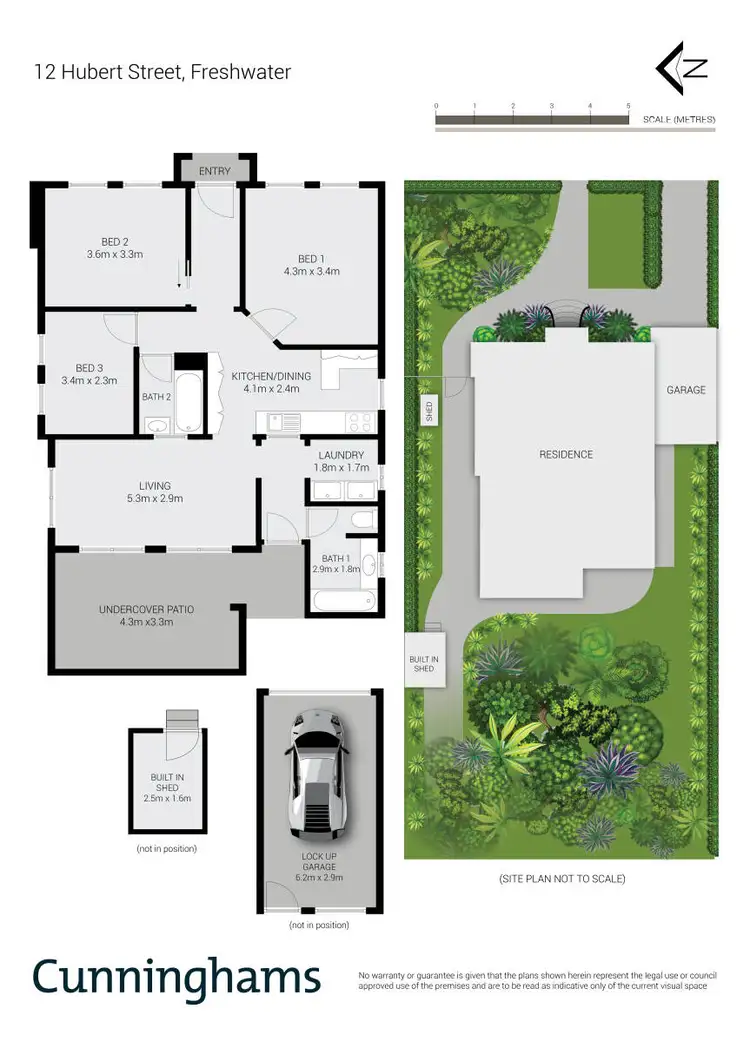 Floorplan of Homely house listing, 12 Hubert Street, Freshwater NSW 2096