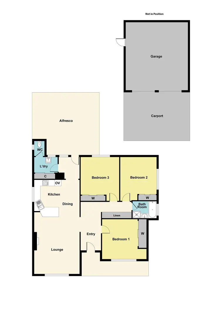 Floorplan of Homely house listing, 20 Laidman Street, Maryborough VIC 3465