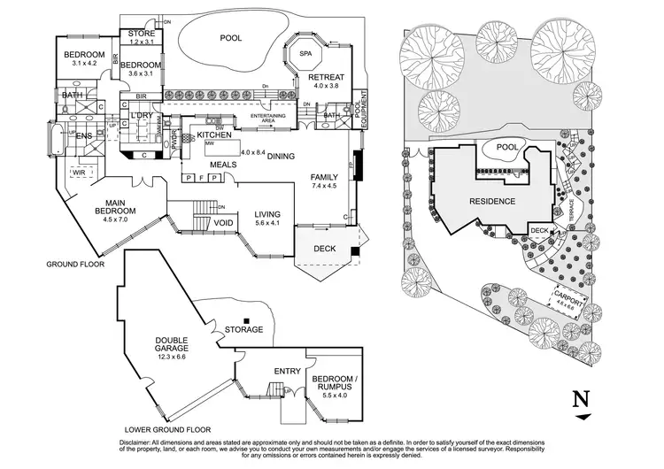 Floorplan of Homely house listing, 8 Gold Memorial Road, Warrandyte VIC 3113
