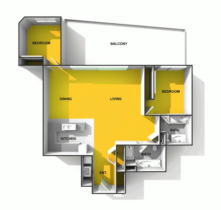 Floorplan of Homely unit listing, 12/10-14 Saltair Street, Kings Beach QLD 4551