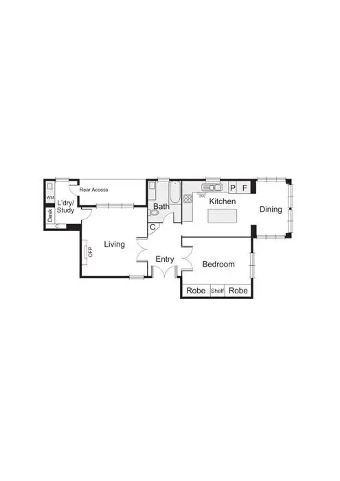 Floorplan of Homely apartment listing, 5/35 Docker Street, Elwood VIC 3184