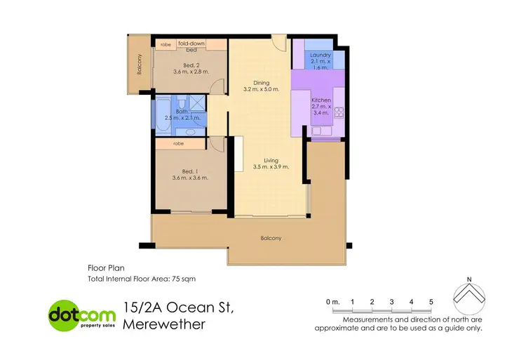 Floorplan of Homely apartment listing, 15/2A Ocean Street, Merewether NSW 2291