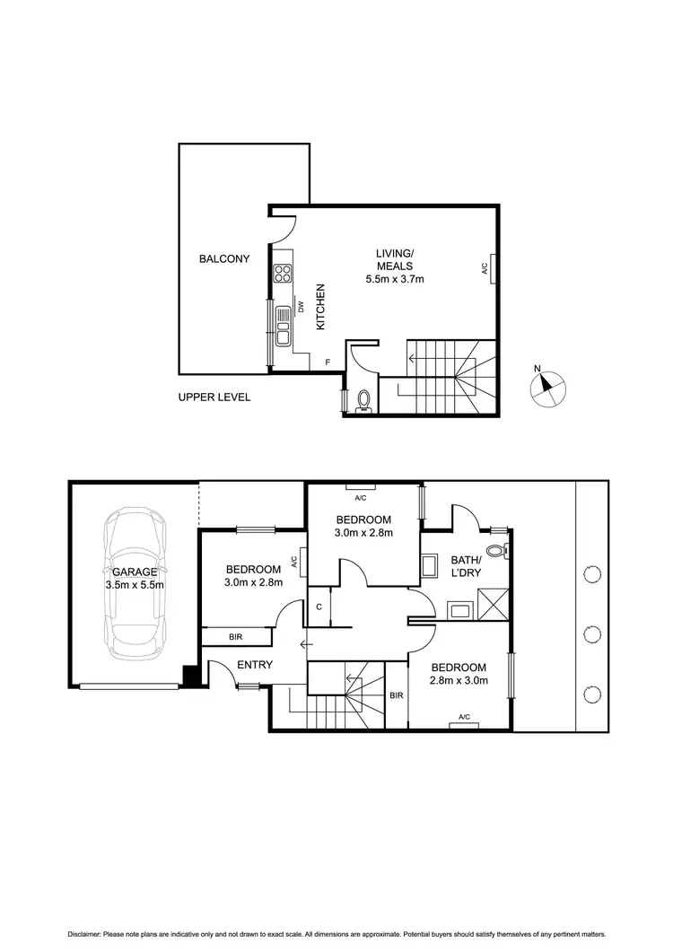 Floorplan of Homely townhouse listing, 4/72 Lorne Street, Fawkner VIC 3060