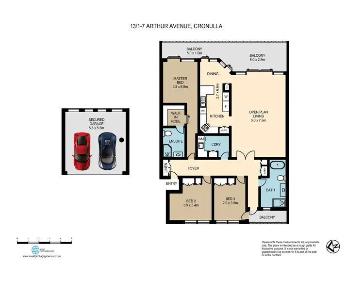 Floorplan of Homely unit listing, 13/1-7 Arthur Avenue, Cronulla NSW 2230
