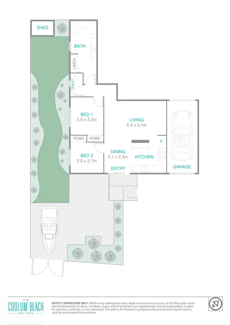Floorplan of Homely unit listing, 1/19 Jarnahill Drive, Mount Coolum QLD 4573