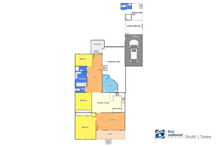 Floorplan of Homely house listing, 95 Edinburgh Drive, Taree NSW 2430