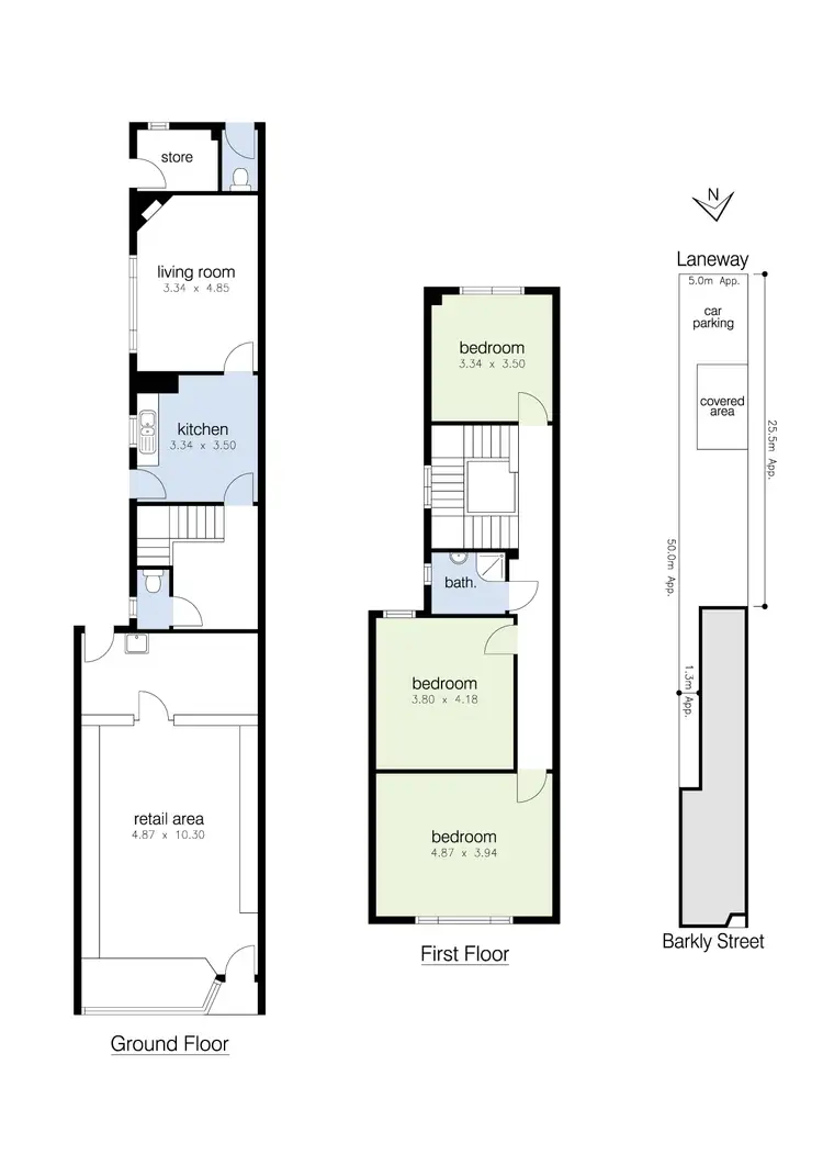 Floorplan of Homely house listing, 251 Barkly Street, Footscray VIC 3011