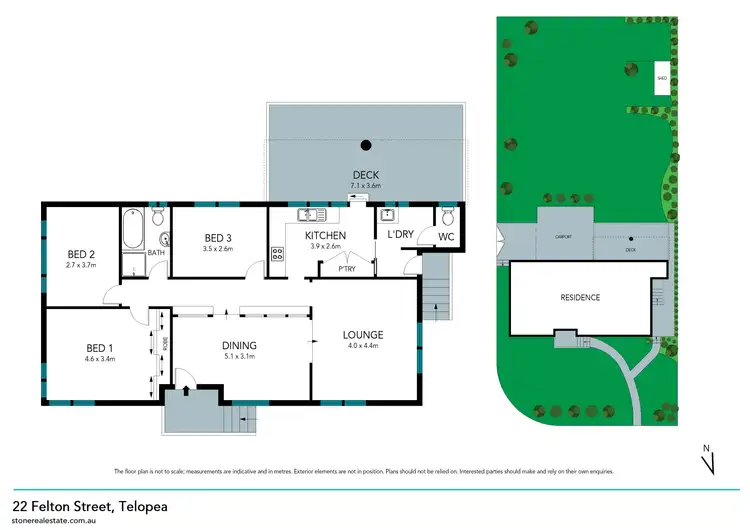 Floorplan of Homely house listing, 22 Felton Street, Telopea NSW 2117