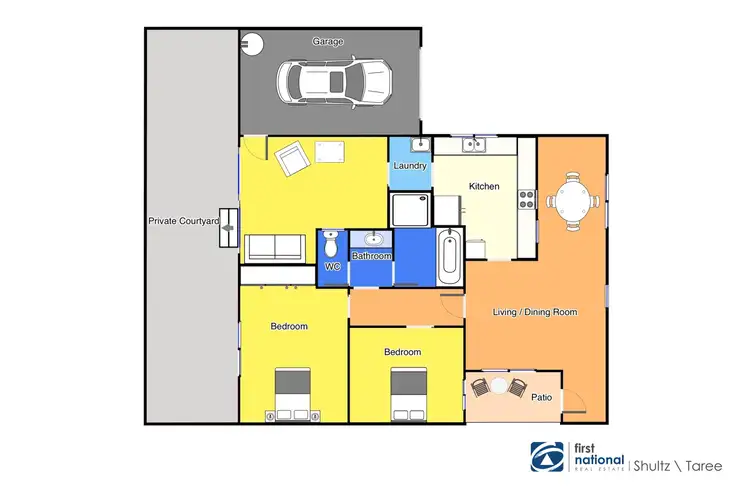 Floorplan of Homely villa listing, 12/16 Spence Street, Taree NSW 2430