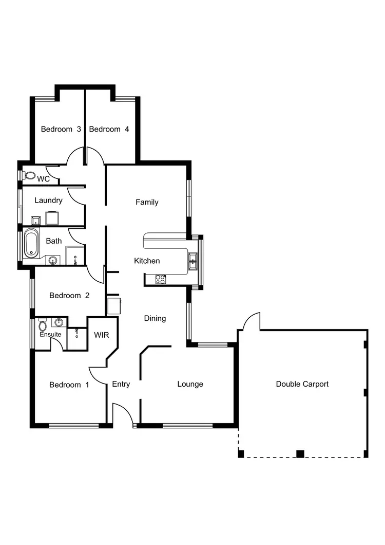 Floorplan of Homely house listing, 21 Green Way, Leschenault WA 6233