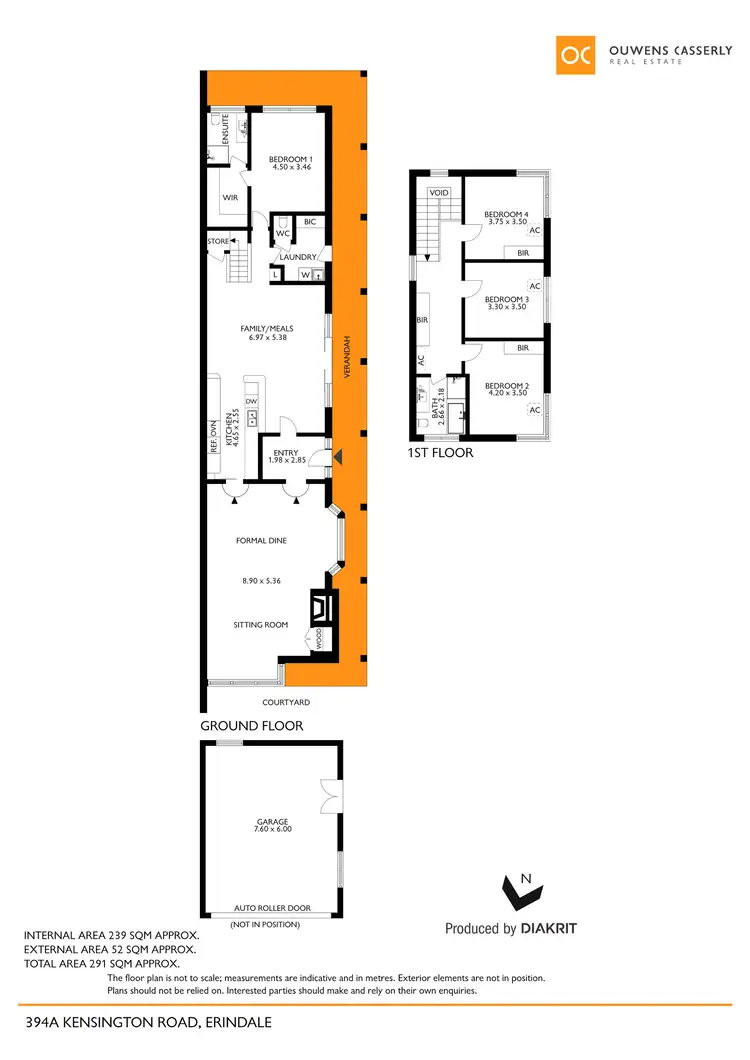 Floorplan of Homely house listing, 394A Kensington Road, Erindale SA 5066