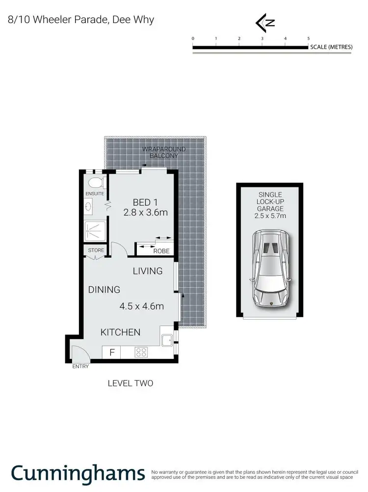 Floorplan of Homely unit listing, 8/10 Wheeler Parade, Dee Why NSW 2099
