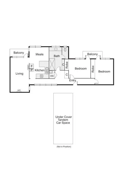 Floorplan of Homely apartment listing, 8/45 Ormond Esplanade, Elwood VIC 3184