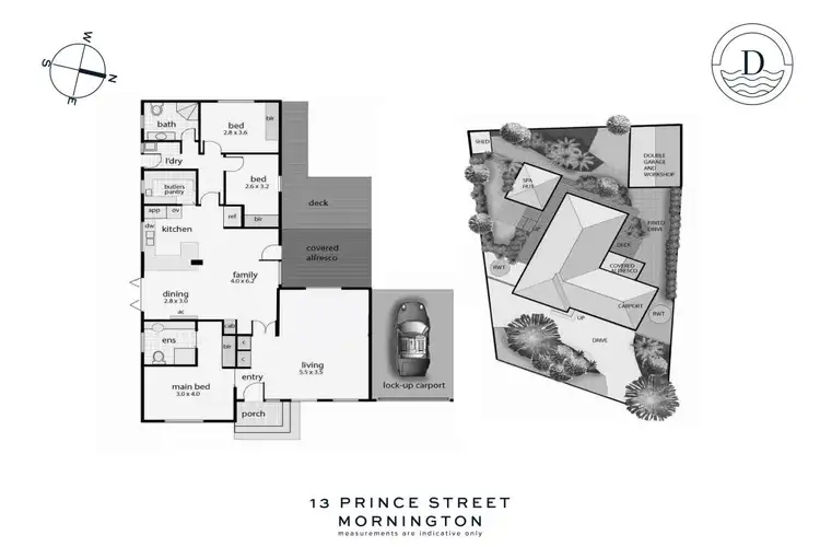 Floorplan of Homely house listing, 13 Prince Street, Mornington VIC 3931