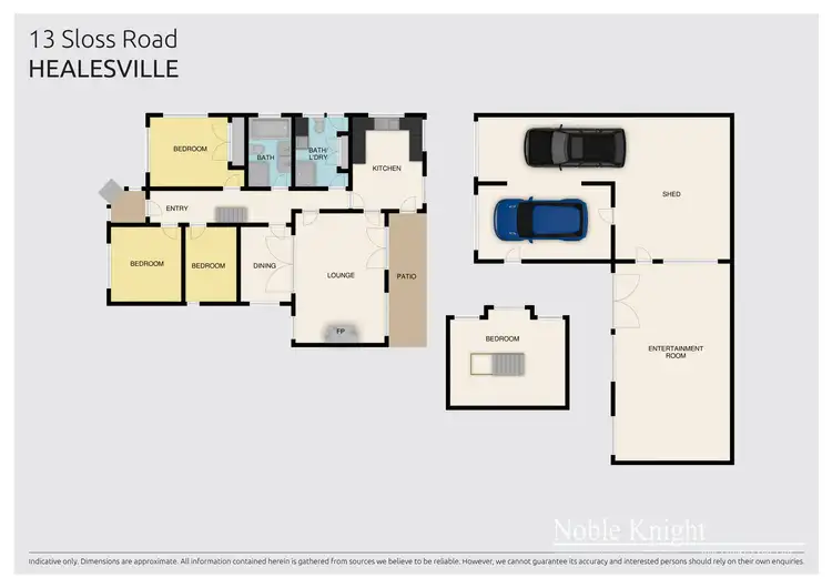 Floorplan of Homely house listing, 13 Sloss Road, Healesville VIC 3777