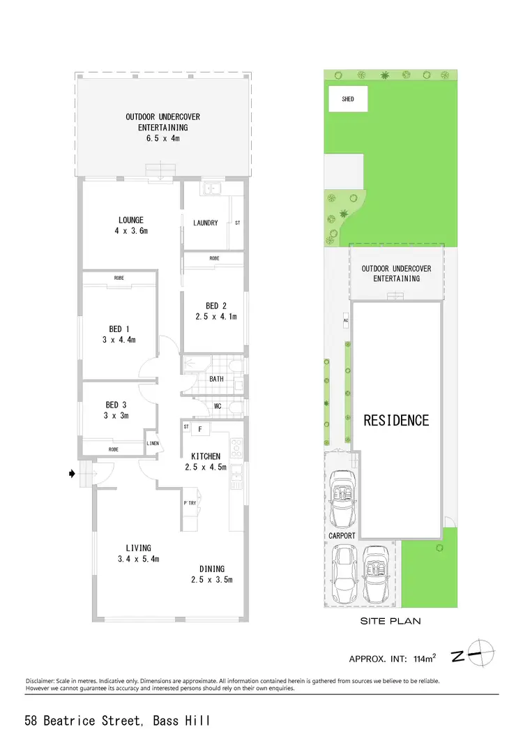 Floorplan of Homely house listing, 58 Beatrice Street, Bass Hill NSW 2197