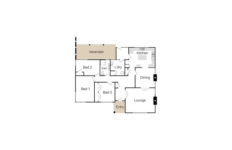 Floorplan of Homely house listing, 33 Curia Street, Mansfield VIC 3722
