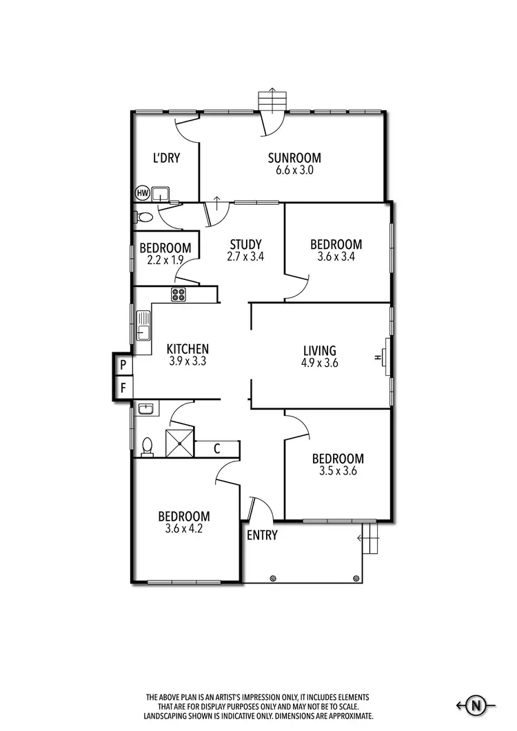 Floorplan of Homely house listing, 8 Hill Grove, Preston VIC 3072