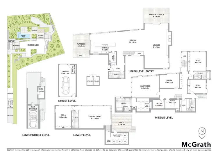Floorplan of Homely house listing, 46 Linden Way, Castlecrag NSW 2068