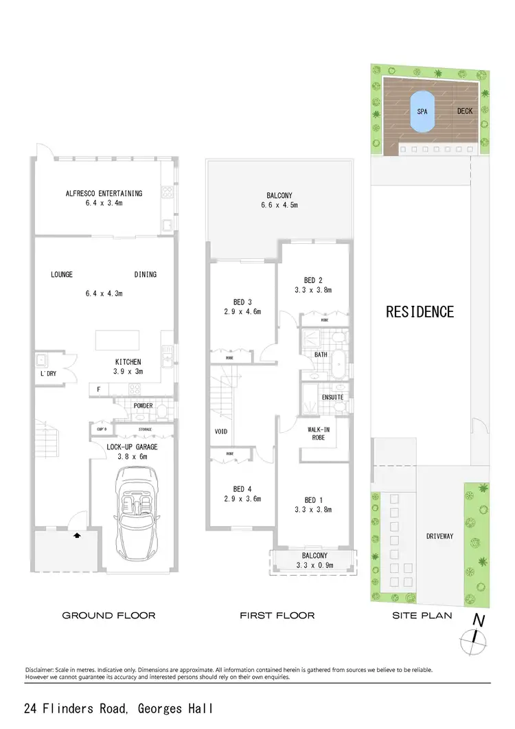 Floorplan of Homely house listing, 24 Flinders Road, Georges Hall NSW 2198