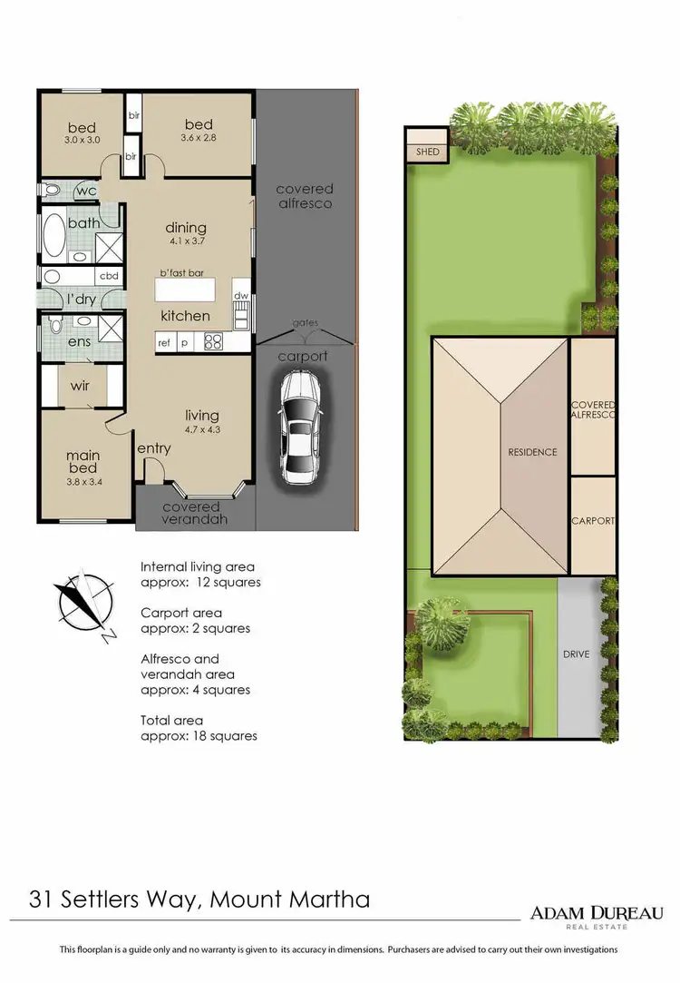 Floorplan of Homely house listing, 31 Settlers Way, Mount Martha VIC 3934