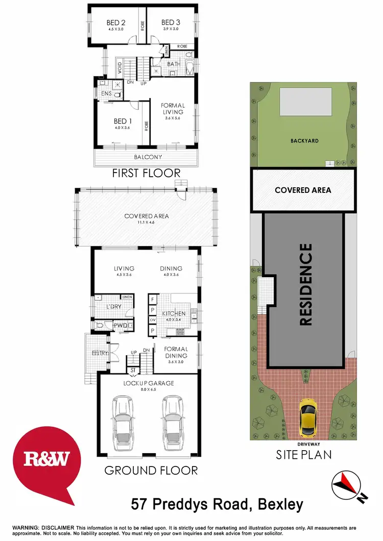 Floorplan of Homely house listing, 57 Preddys Road, Bexley NSW 2207