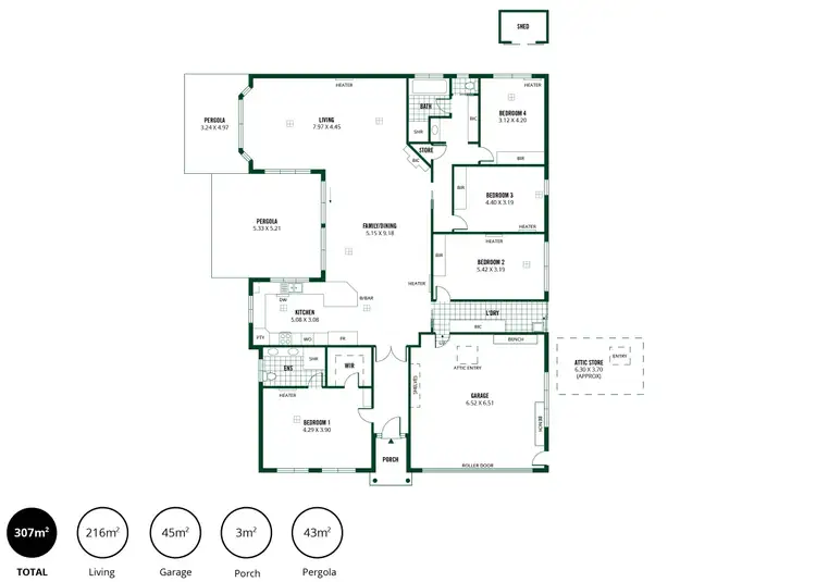 Floorplan of Homely house listing, 7 O'Donnell Close, Littlehampton SA 5250