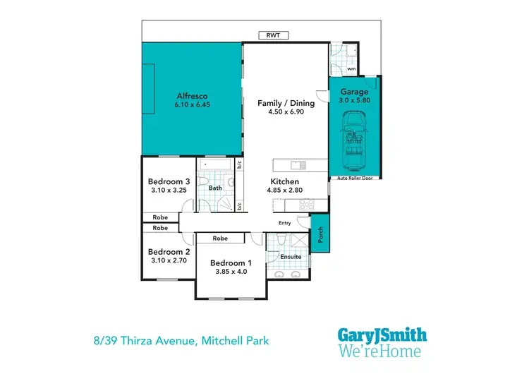 Floorplan of Homely house listing, 8/39 Thirza Avenue, Mitchell Park SA 5043