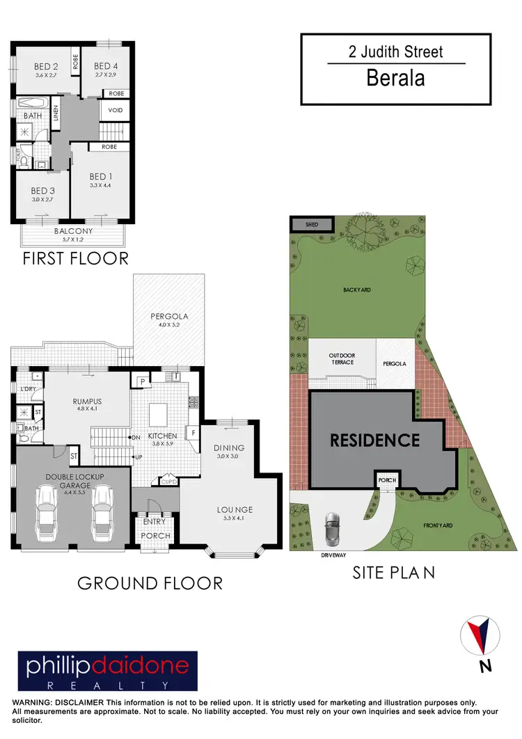 Floorplan of Homely house listing, 2 Judith Street, Berala NSW 2141