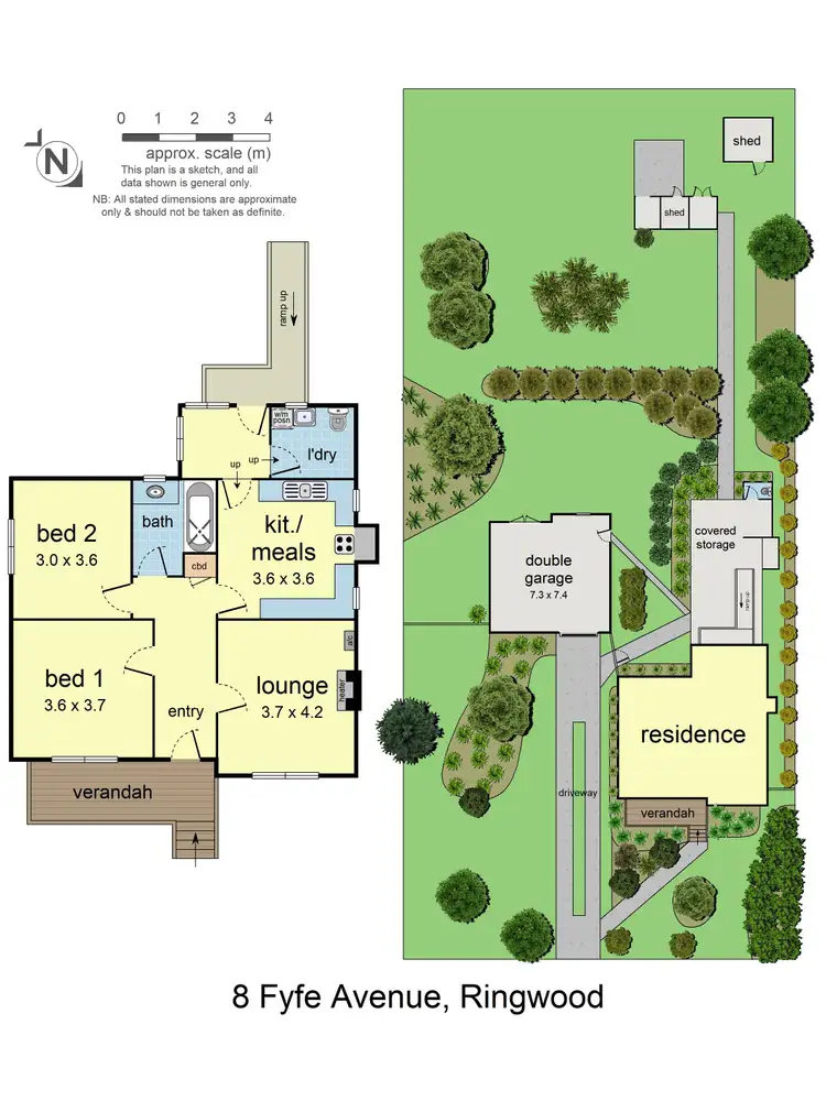 Floorplan of Homely house listing, 8 Fyfe Avenue, Ringwood VIC 3134