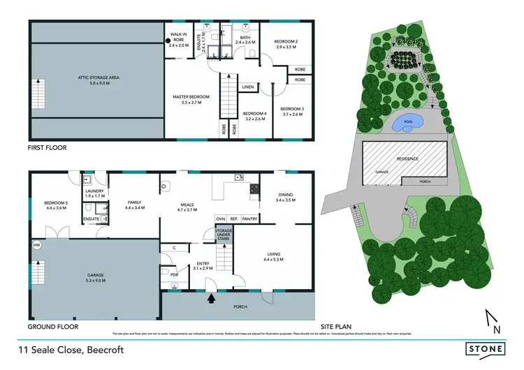 Floorplan of Homely house listing, 11 Seale Close, Beecroft NSW 2119