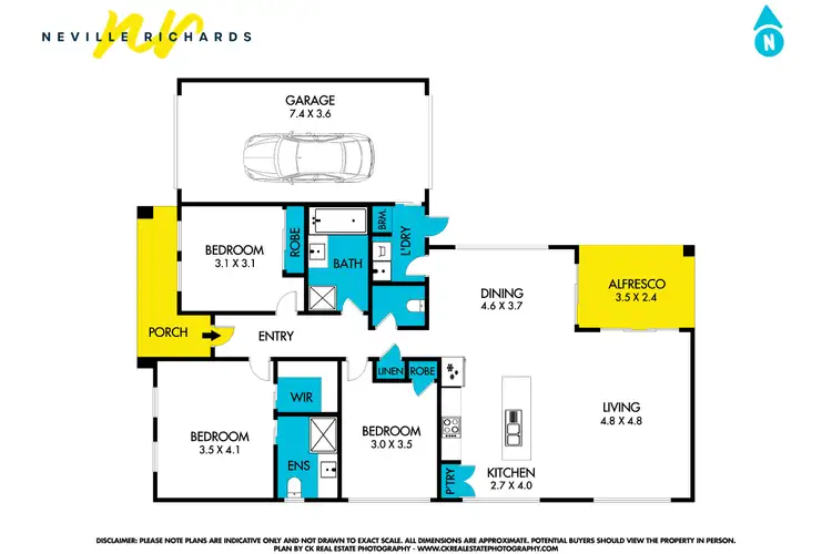 Floorplan of Homely house listing, 71A Fairfax Street, Portarlington VIC 3223