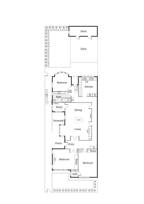 Floorplan of Homely house listing, 31 Shelley Street, Elwood VIC 3184