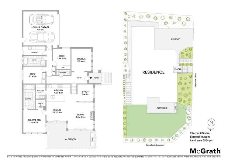 Floorplan of Homely house listing, 131 Stoneleigh Crescent, Highton VIC 3216