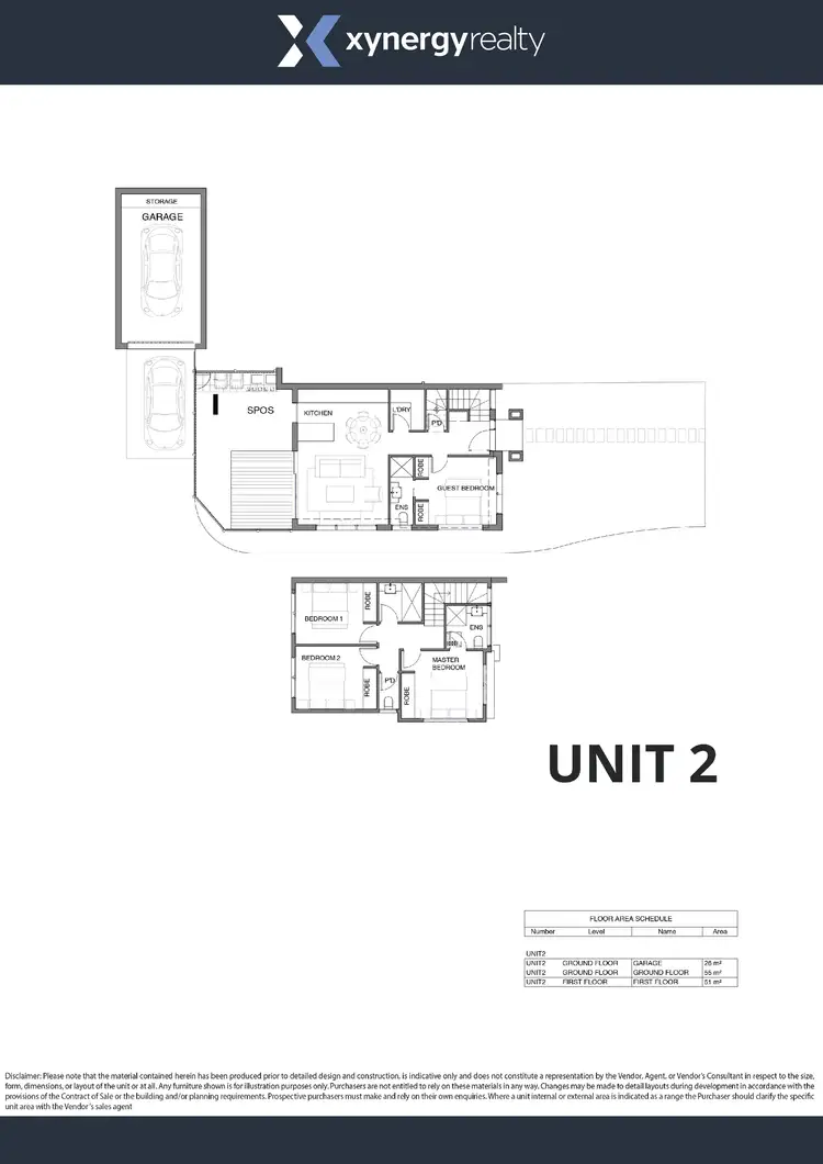 Floorplan of Homely townhouse listing, 2/21 Moore Avenue, Clayton South VIC 3169