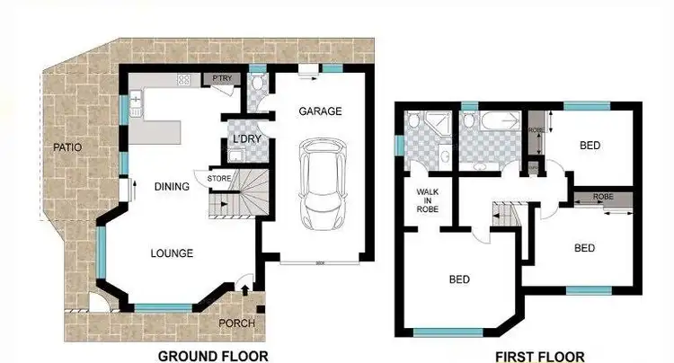 Floorplan of Homely townhouse listing, 9/25 Dixon Street, Sunnybank QLD 4109