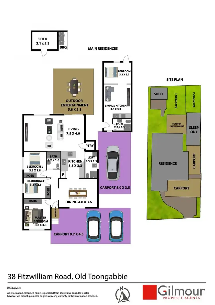 Floorplan of Homely house listing, 38 Fitzwilliam Road, Old Toongabbie NSW 2146