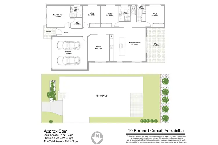 Floorplan of Homely house listing, Address available on request